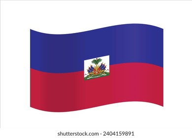 Vektorhaikis Flaggenhintergrund, Textur, Symbol, haiti map, culture, america, design,
