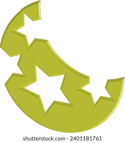 vector of half night moon amulet