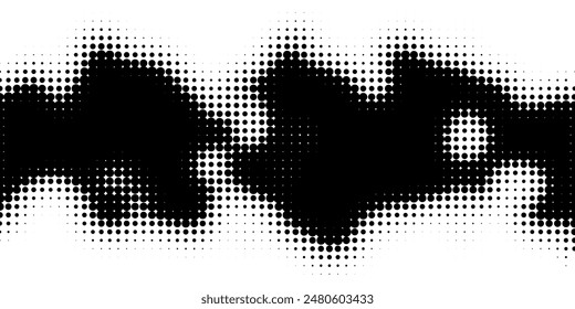 Vector Half Tone Polka Dots