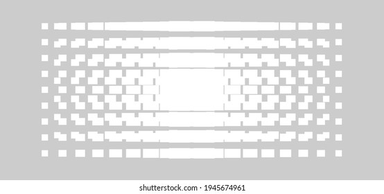 Vector halftone abstract background. Monochrome blend texture. Modern design element.