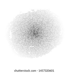 Vector Halftone Abstract Element. Design Template.