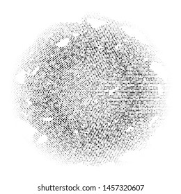 Vector Halftone Abstract Element. Design Template.