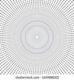 Fondo circular de la transición abstracta de semitonos vectoriales