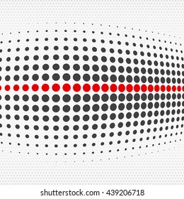 Vector Halftone Background.