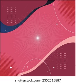 vector halftone background with circles