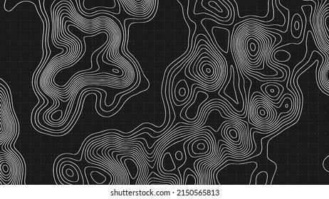 Vector Halftone Background Map Design Ornament Stock Vector (Royalty ...