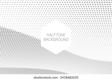 Vector halftone for backgrounds and designs