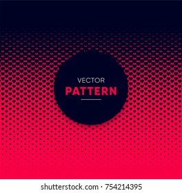 Vector halftone for backgrounds and designs