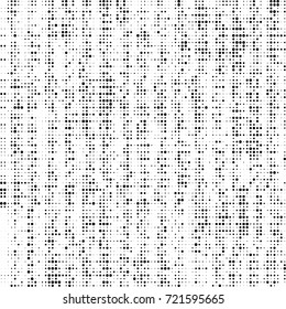 Vector halftone black and white. The texture of the spots of ink print and design. Abstract monochrome background