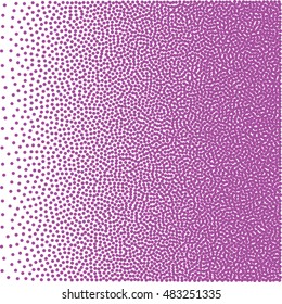 vector halftone color dots on white