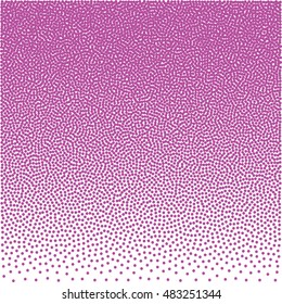 vector halftone color dots on white