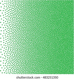 vector halftone color dots on white