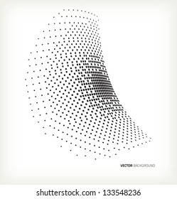 Vector halftone dots.