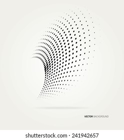 Vector halftone dots.