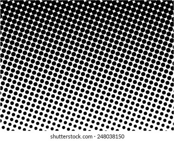 Vector halftone dots