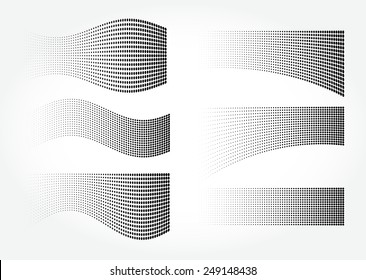 Vector halftone dots