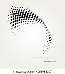 Vector halftone dots.