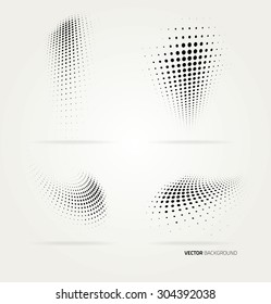 Vector halftone dots.