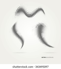 Vector halftone dots.