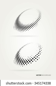 Vector halftone dots.