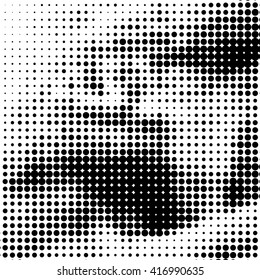 Vector halftone dots.