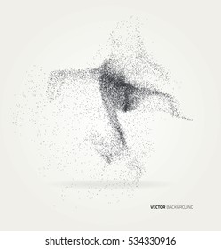 Vector halftone dots.