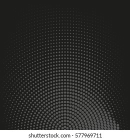 Vector halftone dots. Abstract dotted background.