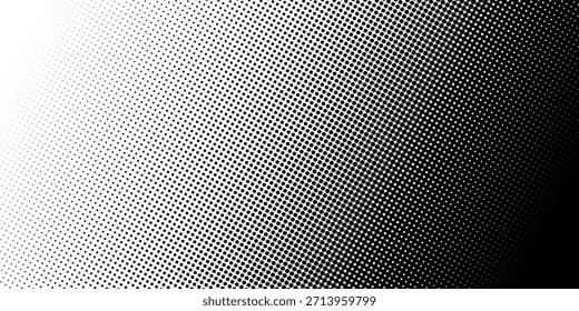 Vector halftone dots background. Black and white comic pattern. Vintage Halftone Background. Fade Distressed Overlay. Modern Texture. Abstract Pattern. Vector illustration