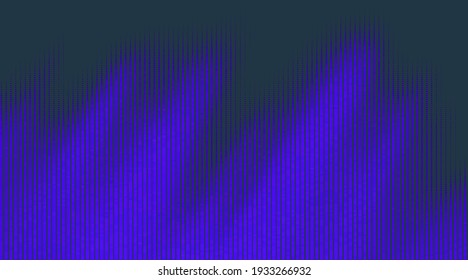 Fondo de puntos de semitono vectorial. Patrón de rayas coloridas. Textura punteada ondulada.