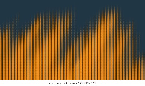 Vektor-Halftone-Punkte-Hintergrund. Farbiges gestreiftes Muster. Weit gepunktete Textur.