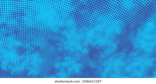 Vector halftone dots background. Colorful striped pattern. Wavy dotted texture. vector ilustration  eps 10