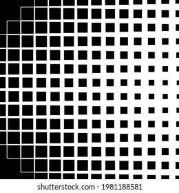 Vector halftone dots background, fading dot effect
