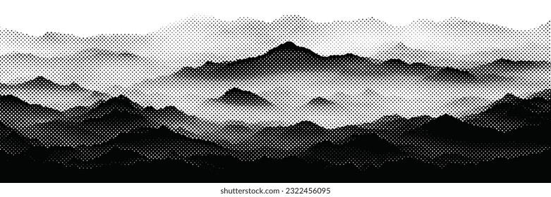 dots  mountain 