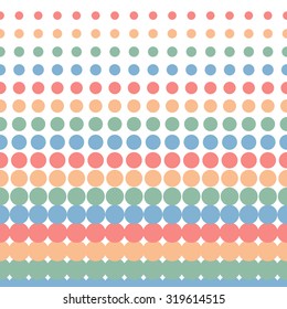 vector halftone dots for backgrounds and design. illustration
