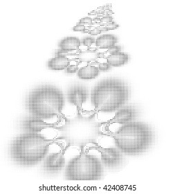 vector halftone dots for backgrounds and design