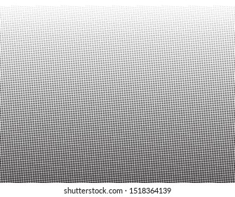 Vector halftone dots. Black dots on white background.