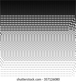 Vector halftone dots. Black dots on white.
