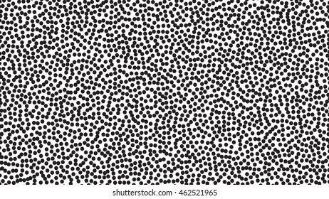 Vector halftone dots. Black dots on white background