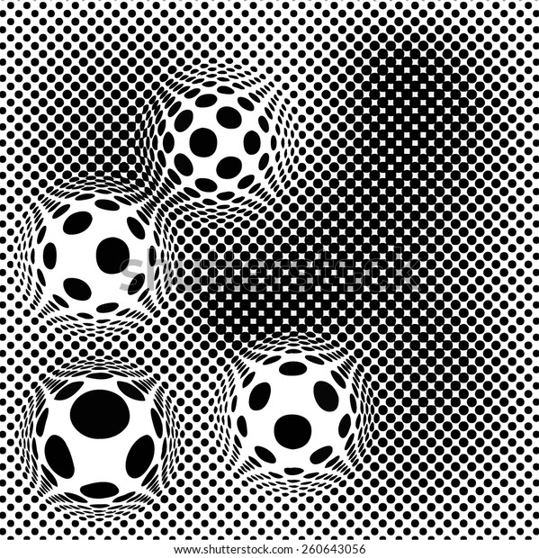 Vector halftone dots. Black dots on white\
background. Vector\
illustration.