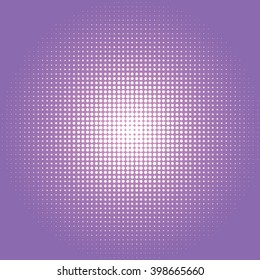 Vector halftone dots illustration on gradient background