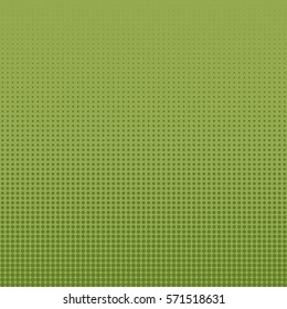 Vector halftone dots. Dots on greenery gradient background.