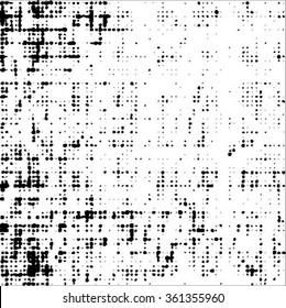 Vector Halftone Dots Pattern. Halftone Dotted Grunge Texture. Abstract Dots Overlay Texture. Light Distressed Background with Halftone Effects. Ink Print Distress Background. Dots Grunge Texture 