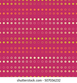 Vector halftone dots. Seamless vector backgrounds. Print. Repeating background. Cloth design, wallpaper.