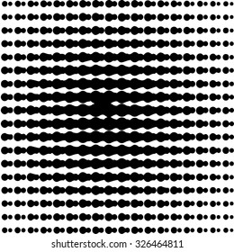 Vector halftone dots. White and black. Illustration




