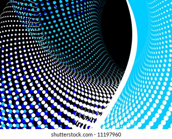 vector halftone effect