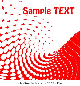 vector halftone effect, illusion of the gradient