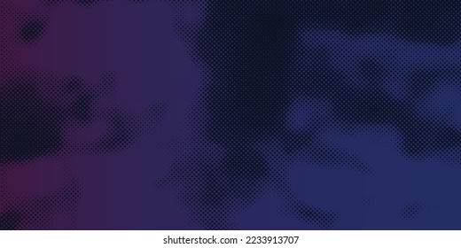 Vector halftone  effect. Vibrant abstract background. 80s retro style colors and textures.