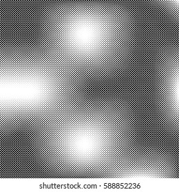Vector halftone geometric background. Grunge abstract half tone dotted texture. Monochrome graphic for print, dtp or presentation. Vintage style design