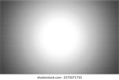 Vector halftone gradient background. Faded dots noise texture