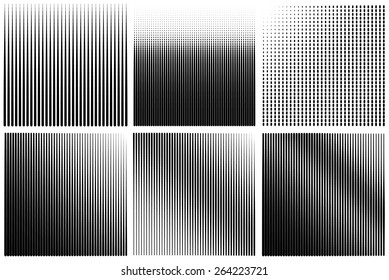 Vector halftone. Gradient background from points.